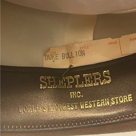 STETSON Authentic Beaver 3X Size 7 3/8 Hat - Picture 5 of 12